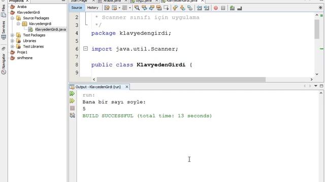 Java 15 - Scanner Sınıfının Kullanımı смотреть онлайн