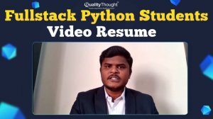 Fullstack Python Students Video Resume | How to Make a Video Resume for Interviews | Quality Though