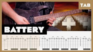 Metallica - Battery - Guitar Tab | Lesson | Cover | Tutorial | Blue Lava