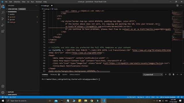 Sending Email In Golang - Getting Started with Golang