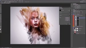 Фотошоп. Photoshop. ЭФФЕКТ. Абстрактный мазок. Abstract Smear. Видео урок.