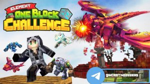 Minecraft DLC Element One Block Challenge