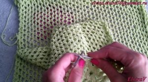 Туника пляжная спицами/Мастер-класс/Вязание спицами