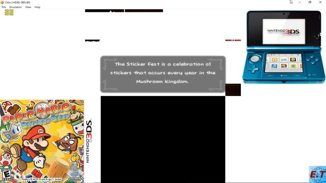 [3DS Emulator ]-Citra Git (2016/01/01) Paper Mario: Sticker Star смотреть онлайн