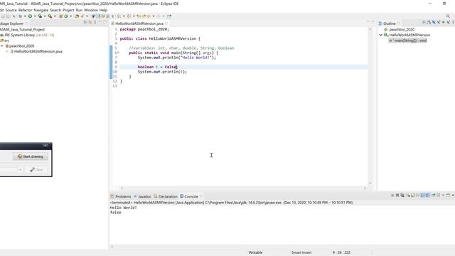 ASMR LEARNING JAVA 2 | BASIC VARIABLES AND GUM CHEWING смотреть онлайн