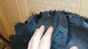 Новая резина на мотоблок мтз часть 2.