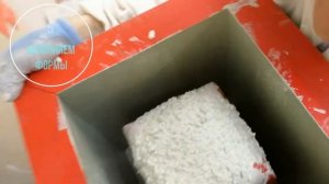 Бетон как искусство. Технология мытый бетон. Вазон ИРИС М. Фактура - Серый мрамор.