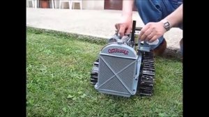 Самый маленький самодельный гусеничный трактор в мире!!!