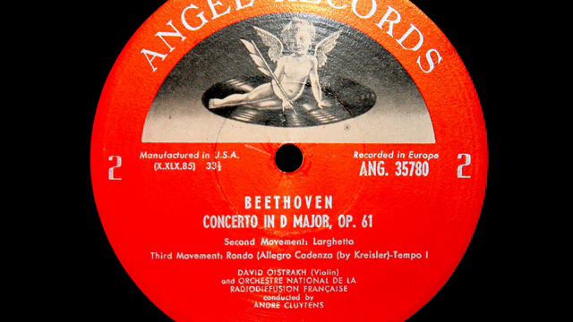 Beethoven  David Oistrakh 1959: Violin Concerto in D Major Op. 61 - Rondo - Andre Cluytens