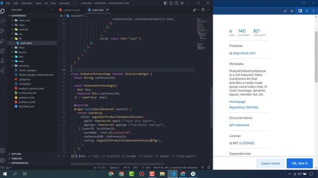 How To Integrate Video Conference Call In Flutter App Using Zegocloud