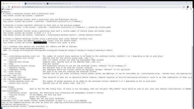 Using the TKG command line to deploy a TKG workload Kubernetes cluster on VMware vSphere смотреть онлайн