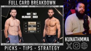 UFC VEGAS 89 PREDICTIONS | FULL CARD BREAKDOWN