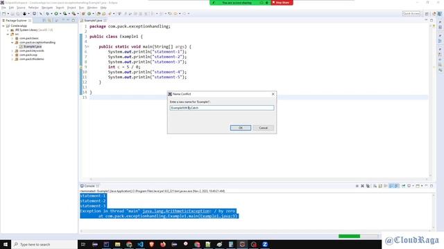 Day-3. OOP concept and Exception handling. смотреть онлайн