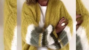 вяжем из остатков пряжи теплые стильные модели/подборка идей