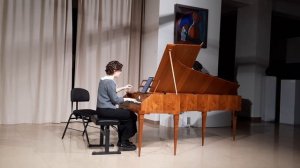 Бетховен. Вариации на русскую тему - исполняет Ольга Матиева (хаммерклавир)