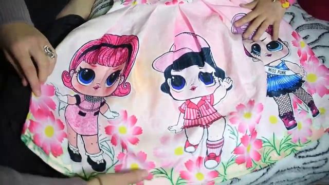 Платье с куколками #ЛОЛ  Распаковка #LOL doll