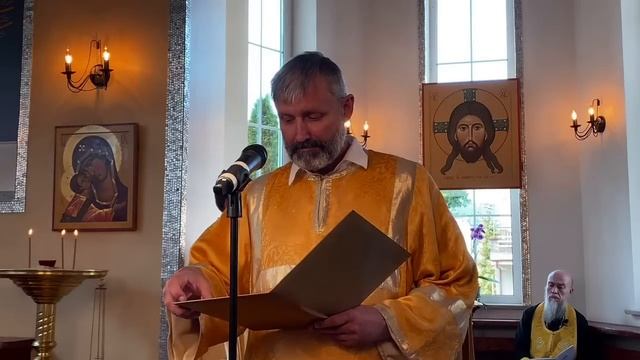 Вечерня на русском языке. Неделя 5-я по Пятидесятнице. 8 июля 2023 смотреть онлайн