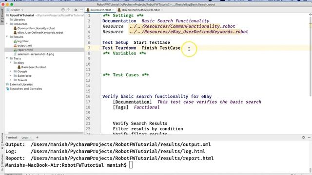 Robot Framework Tutorial #12 - Robot Framework Test Setup and Teardown