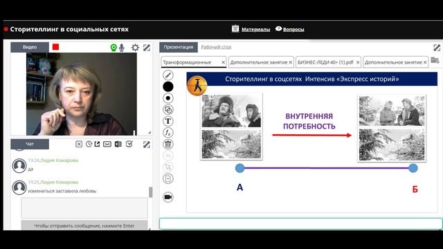 Трансформационные истории.