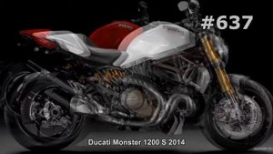 #637. Очень мощный мотоцикл Ducati Monster 1200 S 2014