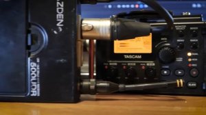 Tascam DR-60D mkII. Особенности эксплуатации.  Подключаем в разъем 3\4. Обзор 2