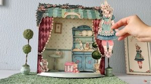 Домик для бумажной куклы.