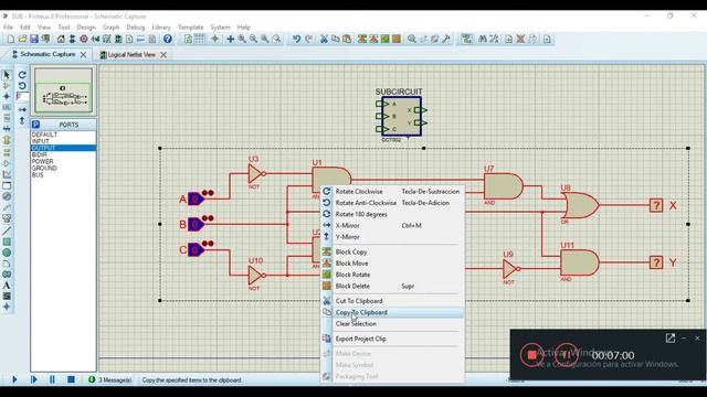 SUBCIRCUITOS EN PROTEUS  - TUTORIAL смотреть онлайн