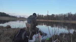 Первая рыбалка на поплавок 2023.