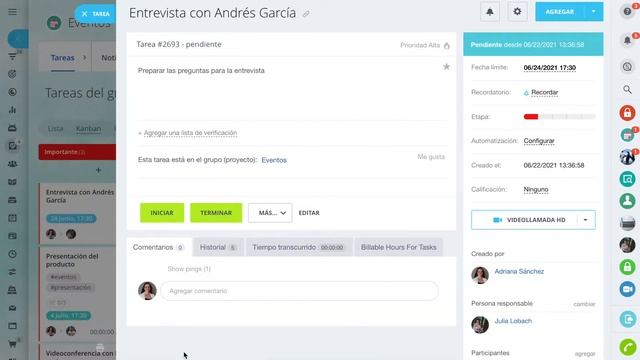 Gestión de Proyectos - Kanban en tareas | Bitrix24 смотреть онлайн
