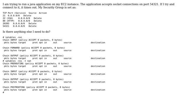 DevOps & SysAdmins: Amazon EC2 Socket connection not being accepted смотреть онлайн