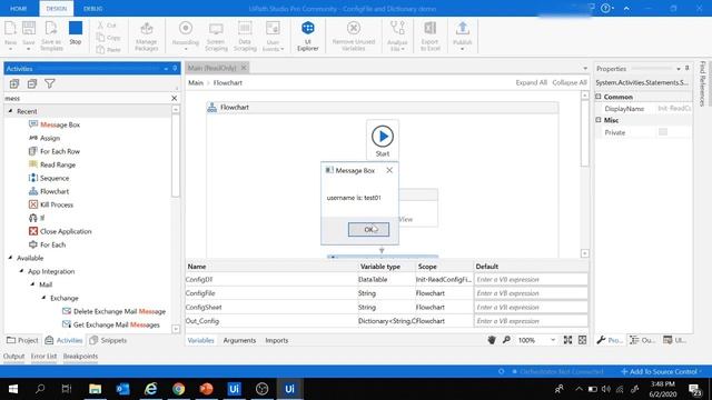 UiPath Tutorial 16 - Read data from Config File | Write Config File Data to Dictionary Variable смотреть онлайн