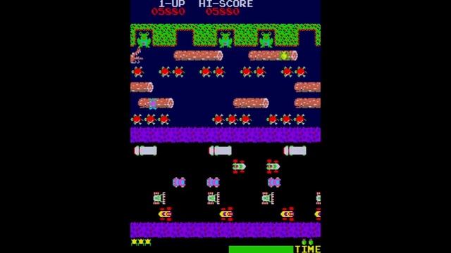 Frogger (Konami/1981) Gameplay смотреть онлайн