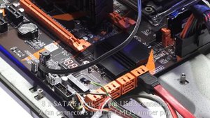 Chinese Atermiter x99 motherboard running Linux Mint
