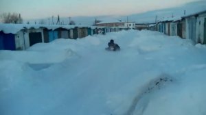 Картинг с двигателем от скутера .Зимние покатушки - 30