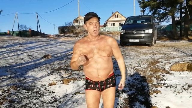 23 01 2020 ближнее ОЗЕРО #Бодрыйдедза60лет #чук #плавание