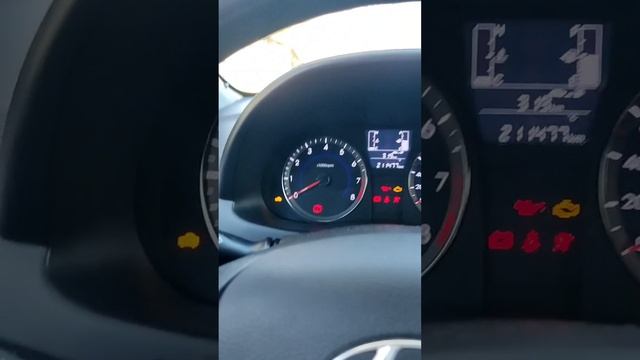 POV Test Drive: Start engine Hyundai Solaris 2014 1.4, 107 HP  #shorts