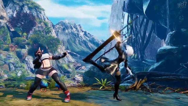 2B (NieR: Automata) vs. Tifa Lockhart (FF7R) ★ Street Fighter 5 CPU vs. CPU with Mods смотреть онлайн