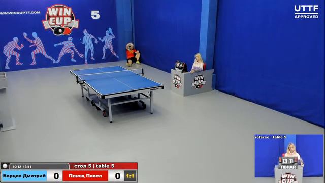 17:30 Борцов Дмитрий 1-3 Плющ Павел стол 5 ЮГ-3 04.01.21 смотреть онлайн