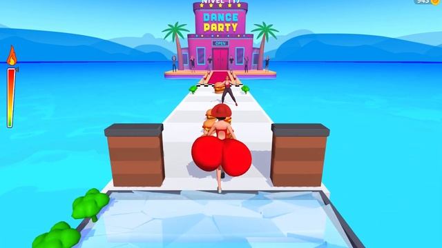 Twerk Race 3d - Gameplay Walkthrough - All Levels (IOS, Android) смотреть онлайн