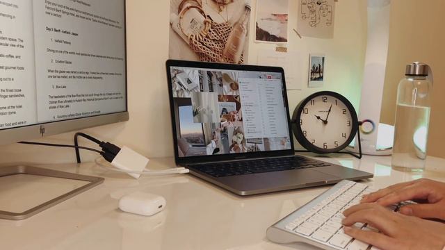 aesthetic ✨ STUDY WITH ME ✨ for 1.5 h w/ soft piano music and keyboard background noise смотреть онлайн