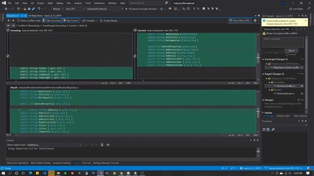 Merge Conflicts and Cherry Pick using Visual Studio (GIT) [March 2021] смотреть онлайн