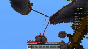 Тумка и Я играем в Майнкрафт Бедварс но Он ГИГАНТ