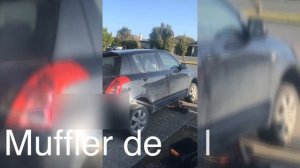 Muffler delete on a Suzuki swift