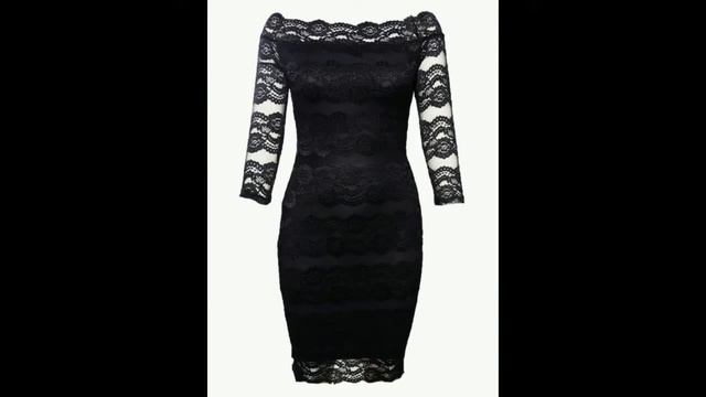 Одежда с Аliexpress - Платье с кружевом смотреть онлайн