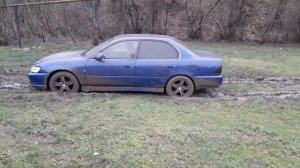 Toyota Corolla 4WD тест в грязи