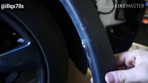 2017 Infiniti qx70 Rear Bumper Removal