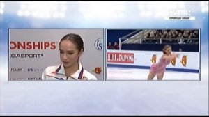 Alina Zagitova European Champs 2018 SP Interviews