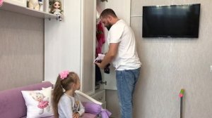 Полина и Папа Видео для детей Polina video for kids