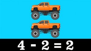 Street Vehicle Math - Lesson 2: Subtraction - Organic Learning for Kids