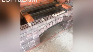 Печной комплекс барбекю с вертелом